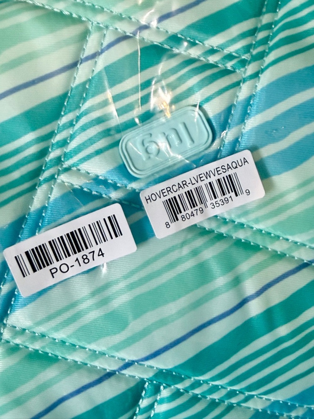 Lug Hovercar Backpack - Love Waves Aqua NWT - Picture 6 of 10